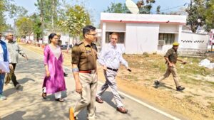 राज्यपाल के सम्भावित कार्यक्रम, डीएम व एसपी ने तैयारिय का स्थलीय निरीक्षण