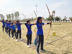 चतुर्थ पीएसपीबी आर्चरी कंपटीशन के दूसरे दिन की प्रतियोगिता आयोजित