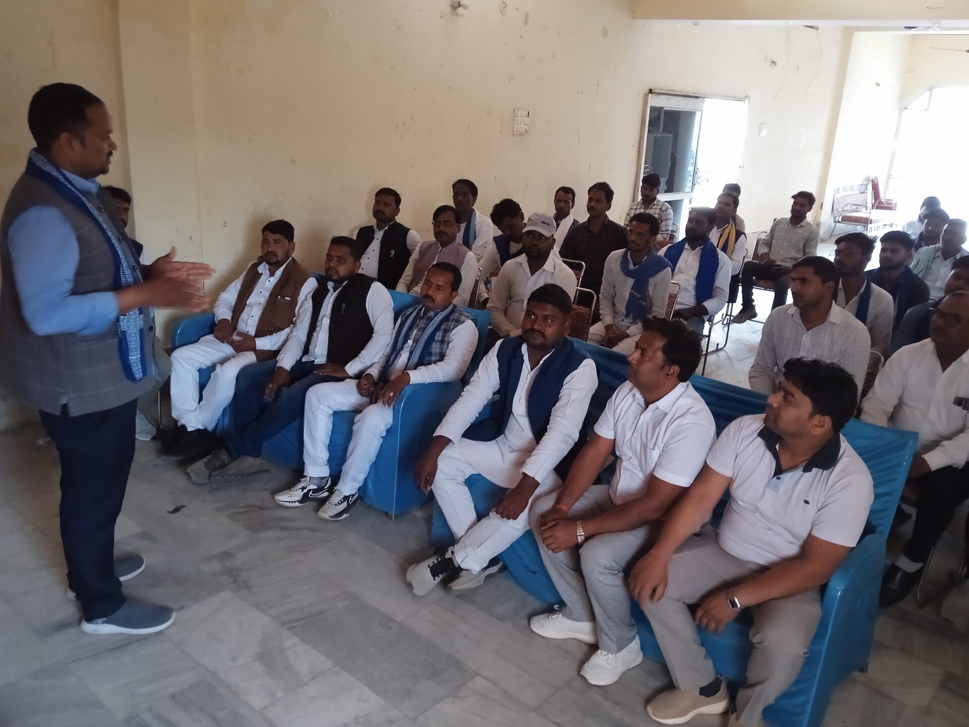 भीम आर्मी में शामिल हुए पीपुल डेवलपमेंट एसोसिएशन के राष्ट्रीय अध्यक्ष संजय सिंह