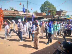 जय भीम के नारे पूरा इलाका, निकाली गई अंबेडकर जयन्ती पर शोभा यात्रा