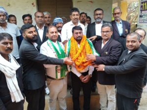 सचिन पटेल एडवोकेट बने जदयू के सोनभद्र जिलाध्यक्ष: कार्यकर्ताओं ने किया स्वागत