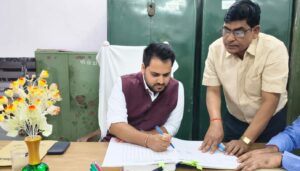 जिले के 41 वें जिलाधिकारी चर्चित गौड़ ने किया पदभार ग्रहण