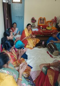 हनुमान जन्मोत्सव पर जन कल्याण के लिये कराया गया सुन्दरकाण्ड का पाठ कुसुम शर्मा