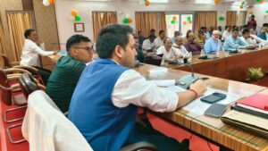 विदेशी मुद्रा बचत , आर्थिक स्थिरता व स्वर्ण आयात को लेकर व्यपारियो के साथ बैठक