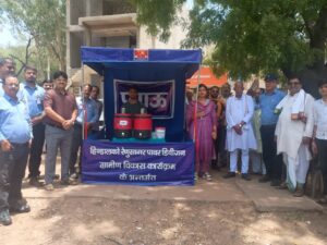भीषण गर्मी में शीतल पेयजल उपलब्ध कराना हमारी प्राथमिकता:आशीष पांडेय
