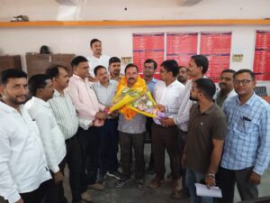 प्रांतीय उपाध्यक्ष चुने जाने के बाद सुबोध सिंह का जनपद मे स्वागत