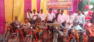 एनटीपीसी सिंगरौली ने दिव्यांगजनों को बांटे सहायक उपकरण, 57 लाभान्वित