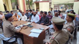 विंढमगंज थाने में अपराध नियंत्रण को लेकर बैठक, सीओ ने मांगी गुप्त सूचना
