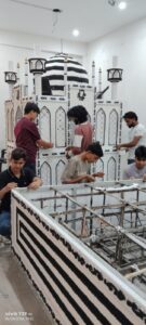 साबूदाने से बना ताजिया होगा आकर्षण का केंद्र, 25 जून को वारसी इमाम चौक पर बैठेगा