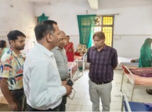 सीएमओ ने सीएचसी म्योरपुर का किया औचक निरीक्षण