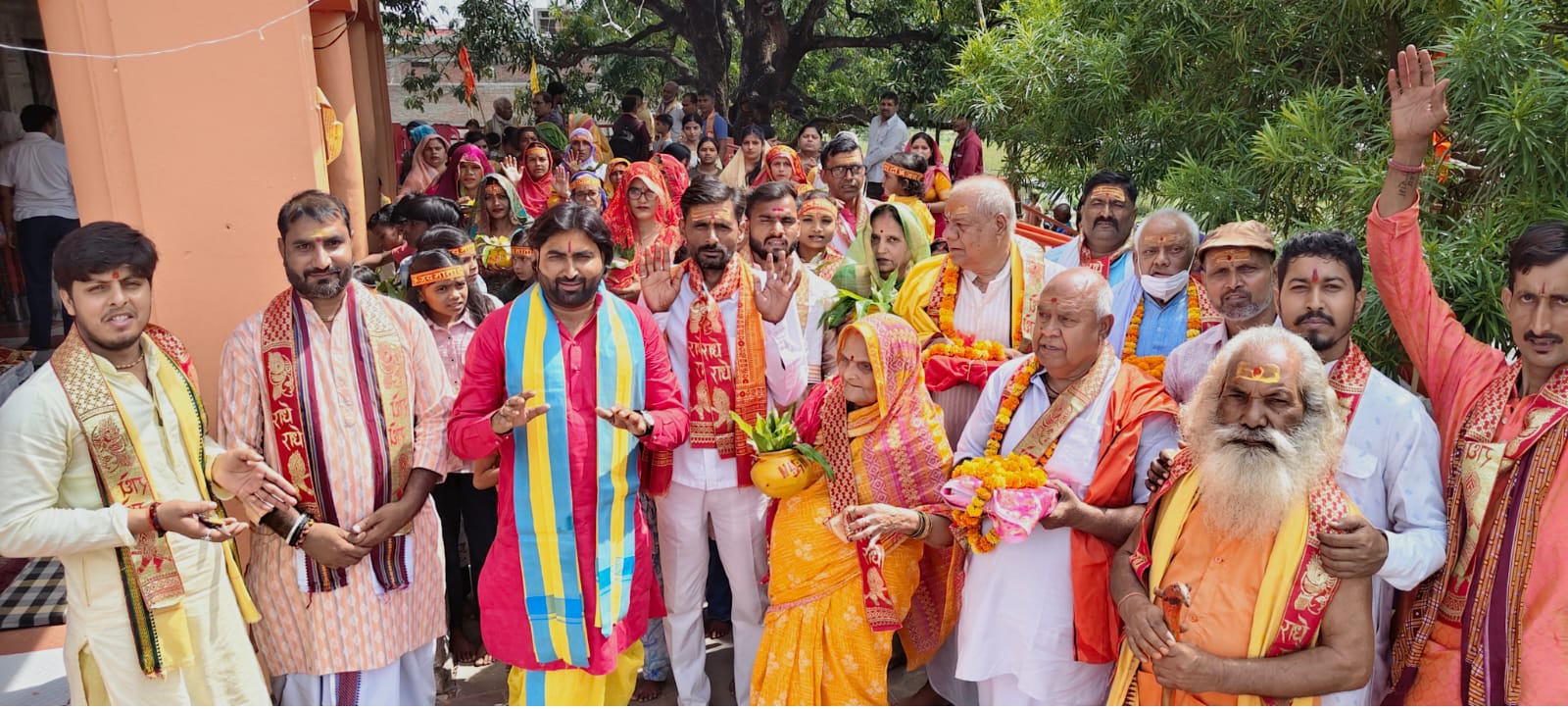 बरैला महादेव मंदिर में शुरू हुआ श्रीमद् भागवत सप्ताह ज्ञान महायज्ञ