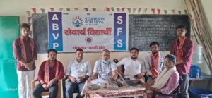 अभाविप के स्थापना दिवस सप्ताह में बहुआर में लगा निःशुल्क स्वास्थ्य शिविर