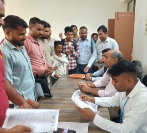 रोजगार मेले में 400 से अधिक अभ्यर्थियों ने लिया भाग,162 युवाओं का चयन