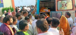 भाजपा के वरिष्ठ नेता जयप्रकाश चतुर्वेदी के निधन से सोनभद्र में शोक की लहर
