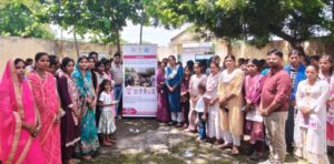 पंचायत भवन पटवध में किशोरियों महिलाओं को दिए आत्मरक्षा का प्रशिक्षण