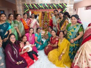 हर्षोल्लास से मनाया गया सावन सिंधारा झूला उत्सव