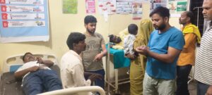 नौगढ़ में भैंस से बचने के दौरान हादसा, दो बाइकों की टक्कर में छह घायल, एक जिला अस्पताल रेफर