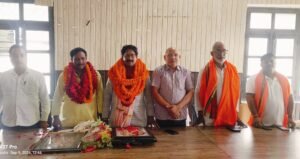 भाजपा के नवनियुक्त क्षेत्रीय महामंत्री व क्षेत्रीय मंत्री का सदर ब्लॉक में हुआ स्वागत