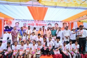 यह मैराथन प्रधानमंत्री नरेंद्र मोदी के फिट इंडिया की सोच पर आधारित है,हंसराज विश्वकर्मा