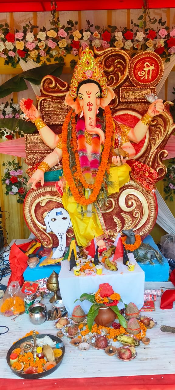 श्रद्धा और उल्लास के बीच कोल्हुआ तिराहे पर गूंजा ‘गणपति बप्पा मोरया’