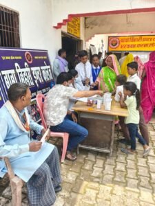 कॉलेज में निःशुल्क स्वास्थ्य शिविर, 500 से अधिक मरीजों का हुआ इलाज