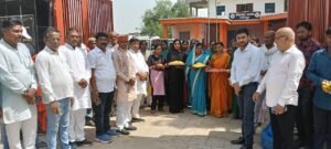 म्योरपुर पहुंची संकल्प सेवा अभियान यात्रा का हुआ स्वागत