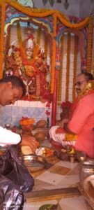 ब्रह्मनगर में कलश स्थापना के साथ नवरात्रि महोत्सव शुरू, विश्व कल्याण की कामना